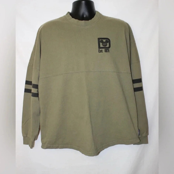 Women’s Disney Long Sleeve Solid Color Spirit Jersey T-Shirt Size Large - Picture 2 of 16